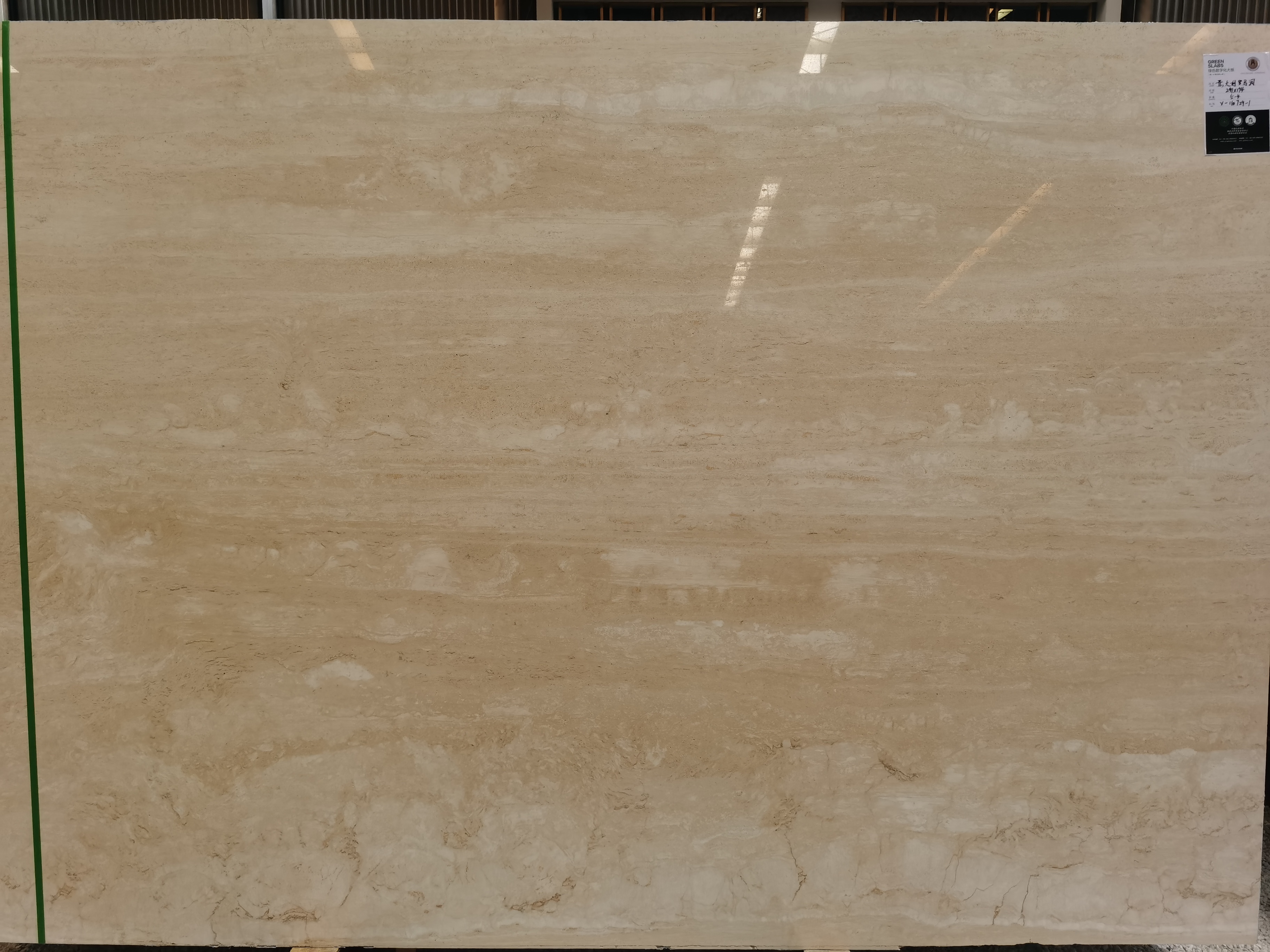 Italy Rome Beige Travertine Natural Stone for Wall Decor Floor Tiles Slab Stone