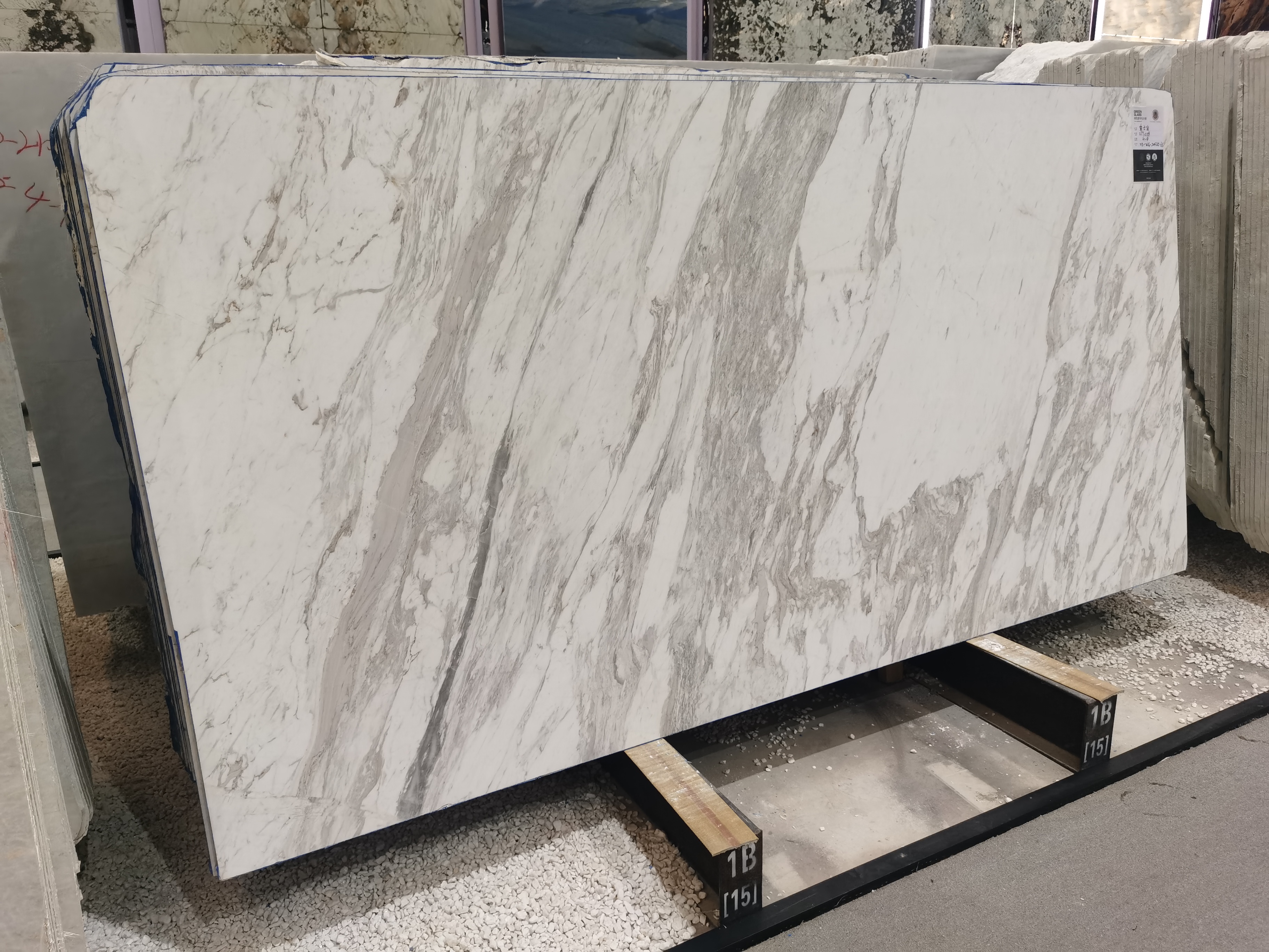 2022 Hot Marble Jazz White Chinese Natural Marble Stone