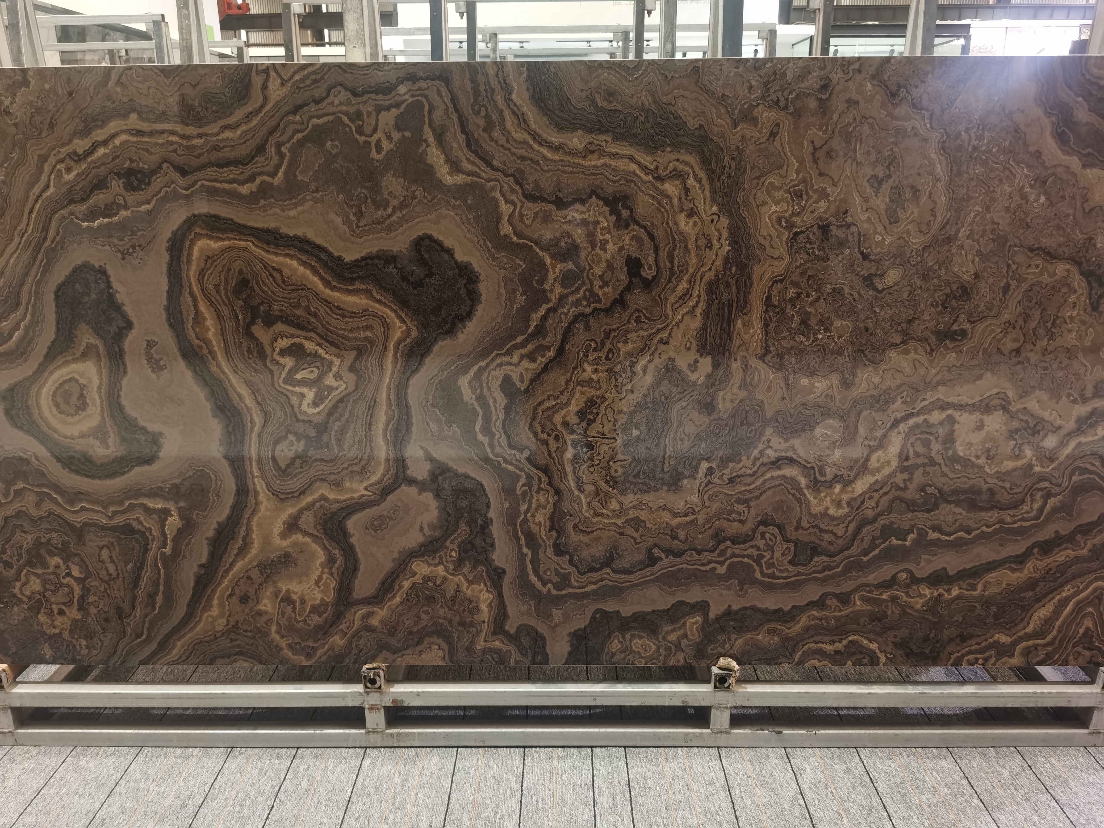 Brown Age Artificial Sintered Stone for Countertop Wall Floor Tiles Cheap Chinese Artificial Stone