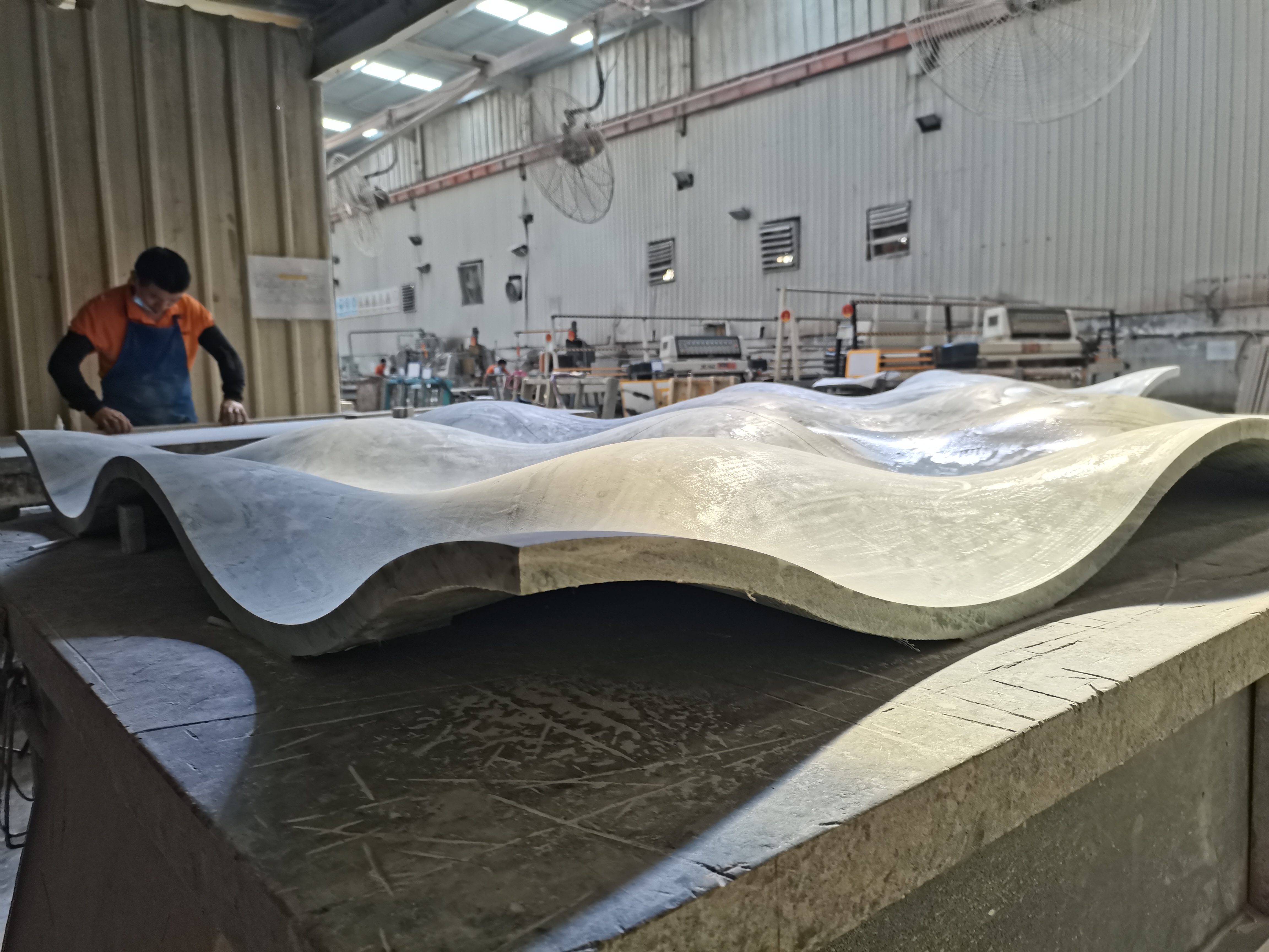 Verde Prato Curved Plates Factory Customized Processing